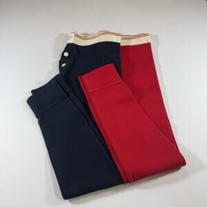 Abercrombie Lot Of 2 Vtg Y2K Logo Holiday Thermal Long Johns Waffle Pants Medium